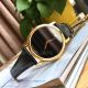 Perfect Replica Movado Black Enamel Dial Yellow Gold Case Couple Watch (2)_th.jpg